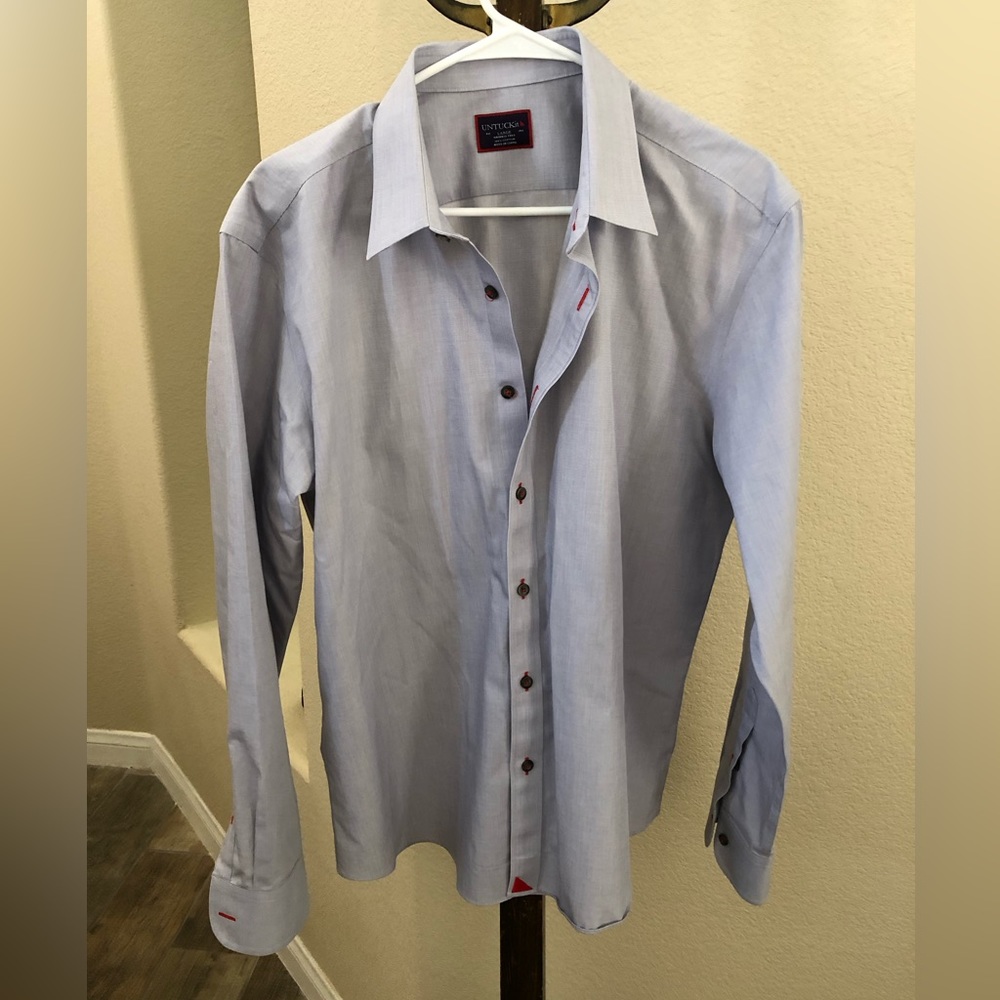 Men’s Untuck It Long Sleeve Button Down Large